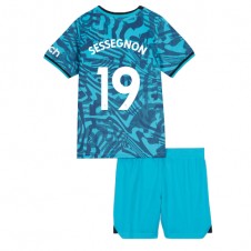 Tottenham Hotspur Ryan Sessegnon #19 Tredjedraktsett Barn 2022-23 Kortermet (+ korte bukser)
